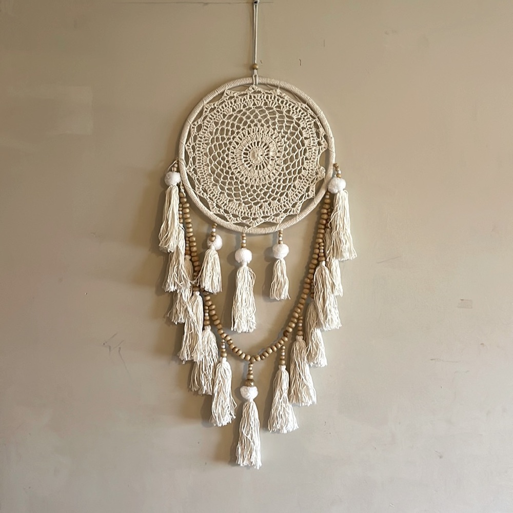 Bohemian style dream catcher.